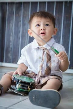 The little boy Stock Photos