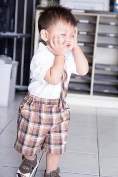 The little boy Foto stock