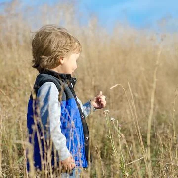 Little boy Foto stock