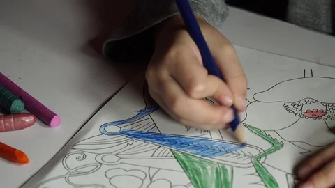 Little boy playing with constructor  Stock Footage 82491171