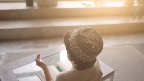Little Boy Praying Stock Footage 236516503