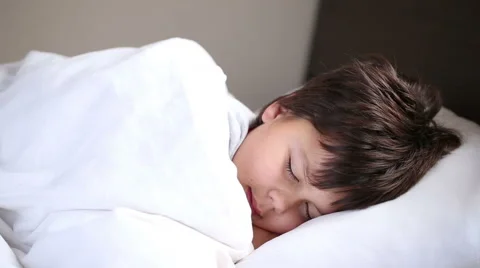 Little boy sleeping  Stock Footage 46317265