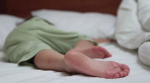 The little boy sleeps Stock Footage 52426658