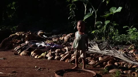 A little boy in Zanzibar Stock Footage 148549157