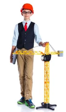 Little builder boy. Фото
