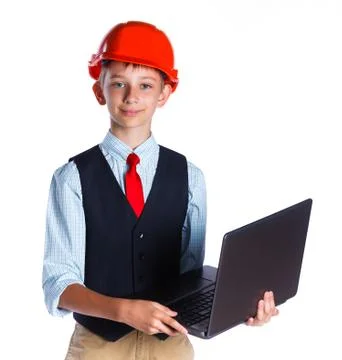 Little builder boy. Фото