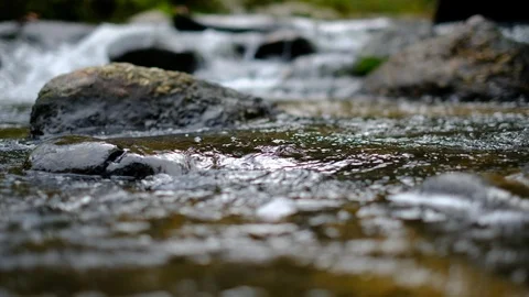 Little cascade at the river aist Vidéo 126765825
