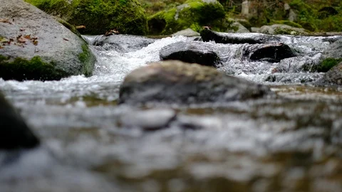 Little cascade at the river aist Vidéo 126765899