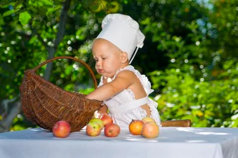 Little chef 库存照片