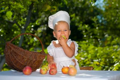 Little chef 库存照片
