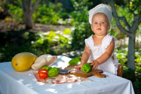 Little chef Stock Photos