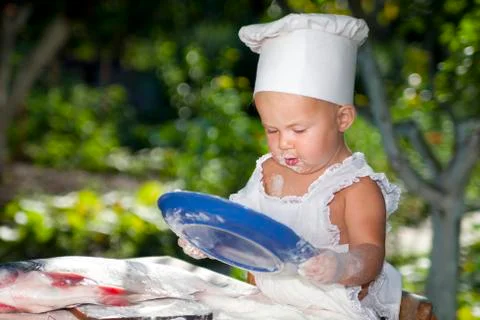 Little chef 库存照片