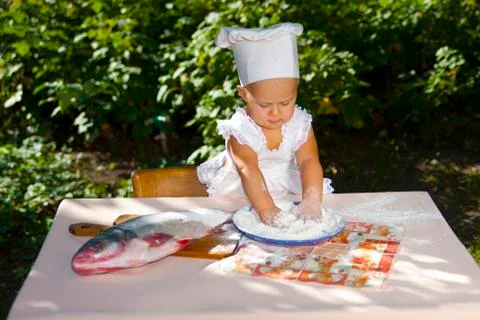 Little chef 库存照片