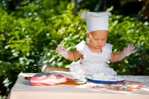 Little chef 库存照片