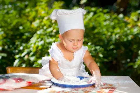 Little chef 库存照片