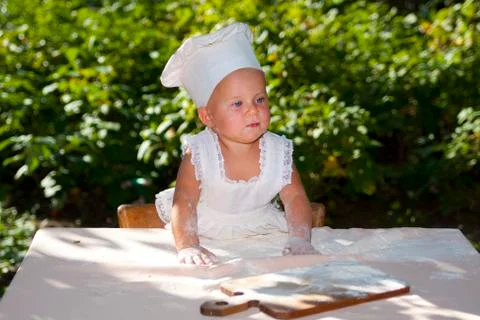 Little chef 库存照片