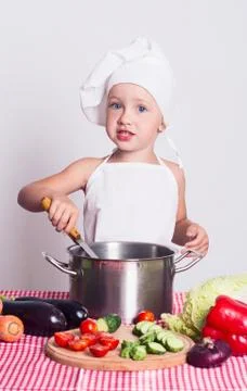 Little chef Stock Photos