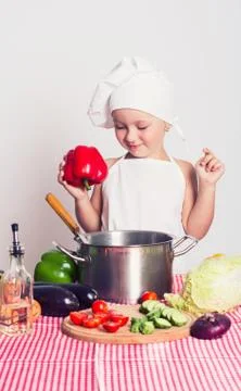 Little chef Stock Photos