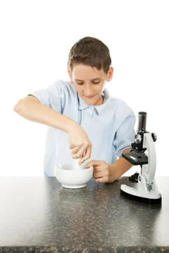 Little Chemist Stock Photos