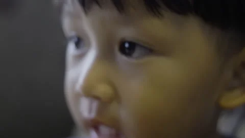 Little Child Biting A Fresh Apple Stock Footage 335514201