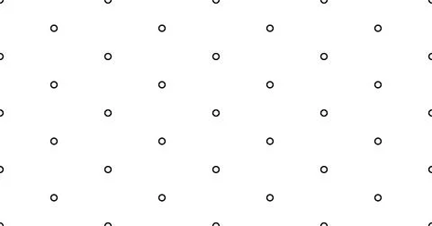 Little circles seamless vector pattern black polka dots on a white background Illustrazione stock