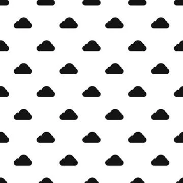 Little cloud pattern seamless Stock Illustration