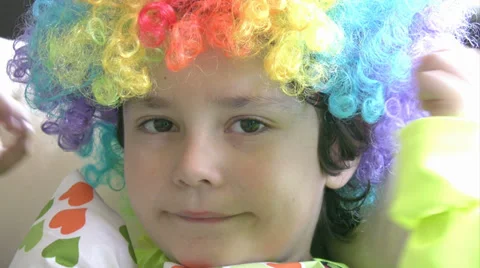 Little clown 스톡 동영상 32347775