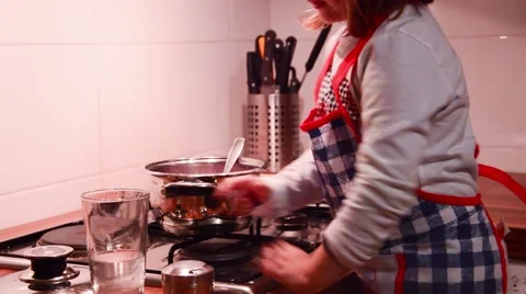 Little cook Stock Footage 44973907