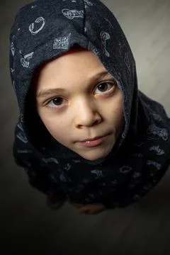 Little cool boy Stock Photos