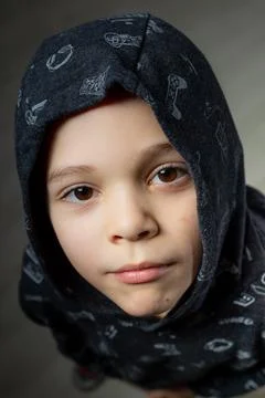 Little cool boy Stock Photos