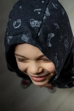 Little cool boy Stock Photos
