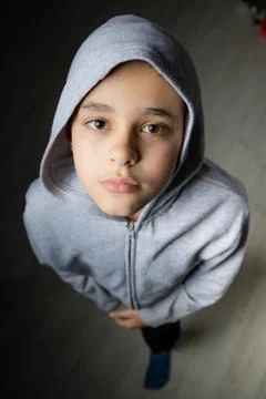Little cool boy Stock Photos