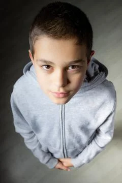 Little cool boy Stock Photos