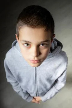 Little cool boy Stock Photos