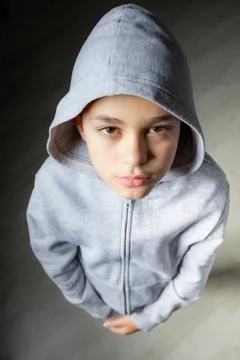 Little cool boy Stock Photos