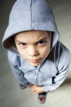 Little cool boy Stock Photos