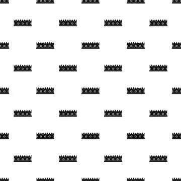 Little crown pattern vector 스톡 일러스트