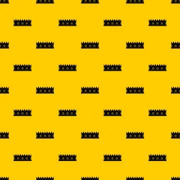 Little crown pattern vector 스톡 일러스트