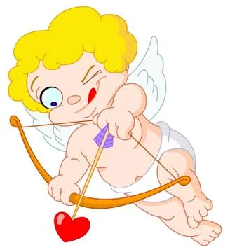 Little cupid Stock Illustration