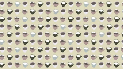 Little cups Stock Footage 34489895