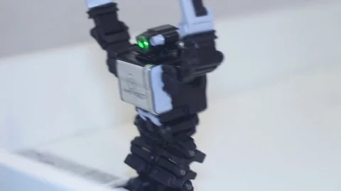 Little dancing smart robot Stock Footage 81788978