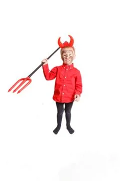Little devil. Stock Photos