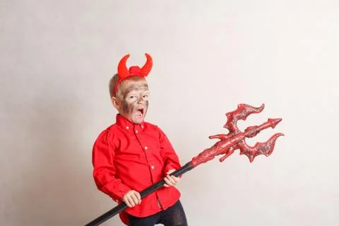 Little devil. Stock Photos
