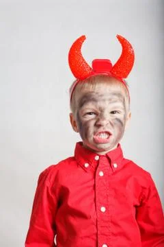 Little devil. Stock Photos