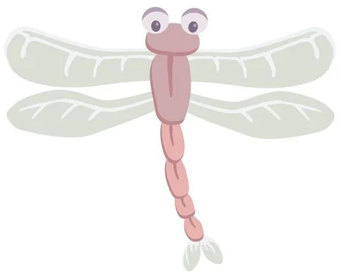 Little dragon-fly Illustrazione stock