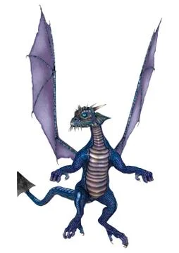Little dragon Stock Illustration