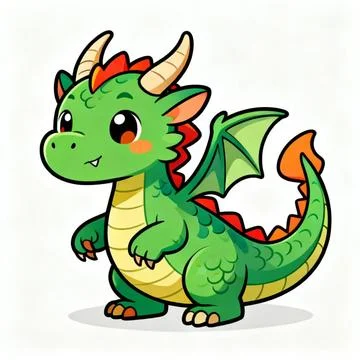 Little dragon Иллюстрация