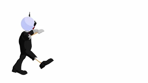 Little drunk guy walking Video stock 993547