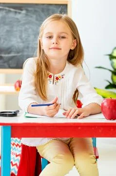 Little Elementary School Student Stock Photos