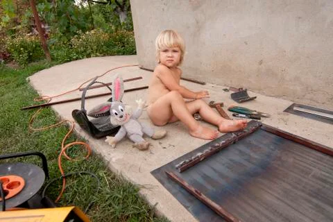 Little engineer 库存照片